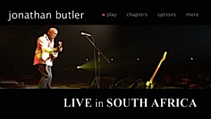 Jonathan Butler - Live In South Africa - DVD Menu